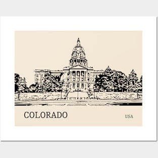 Colorado State USA Posters and Art